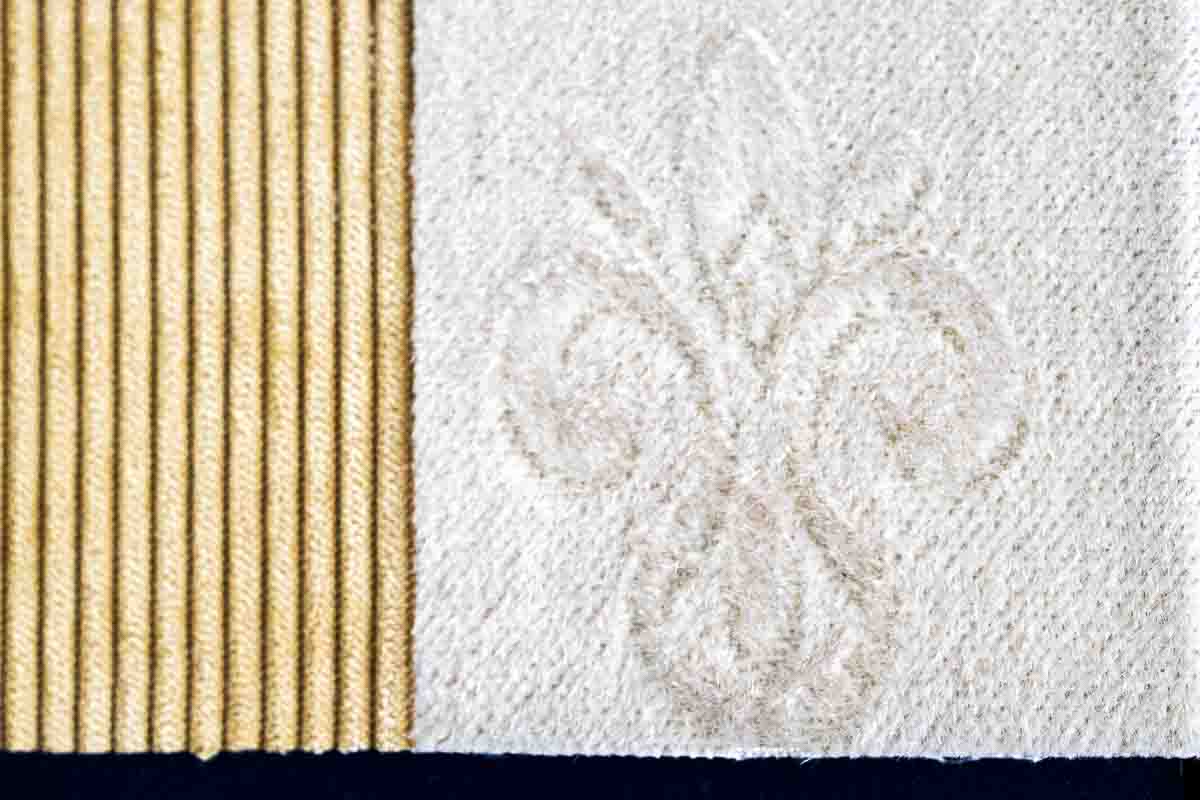 Fleur-de-lis in contemporary wall panels
